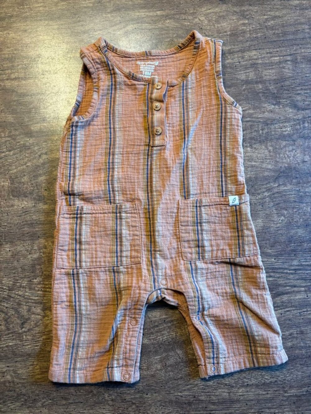 Easy Peasy 18 months 100% cotton romper